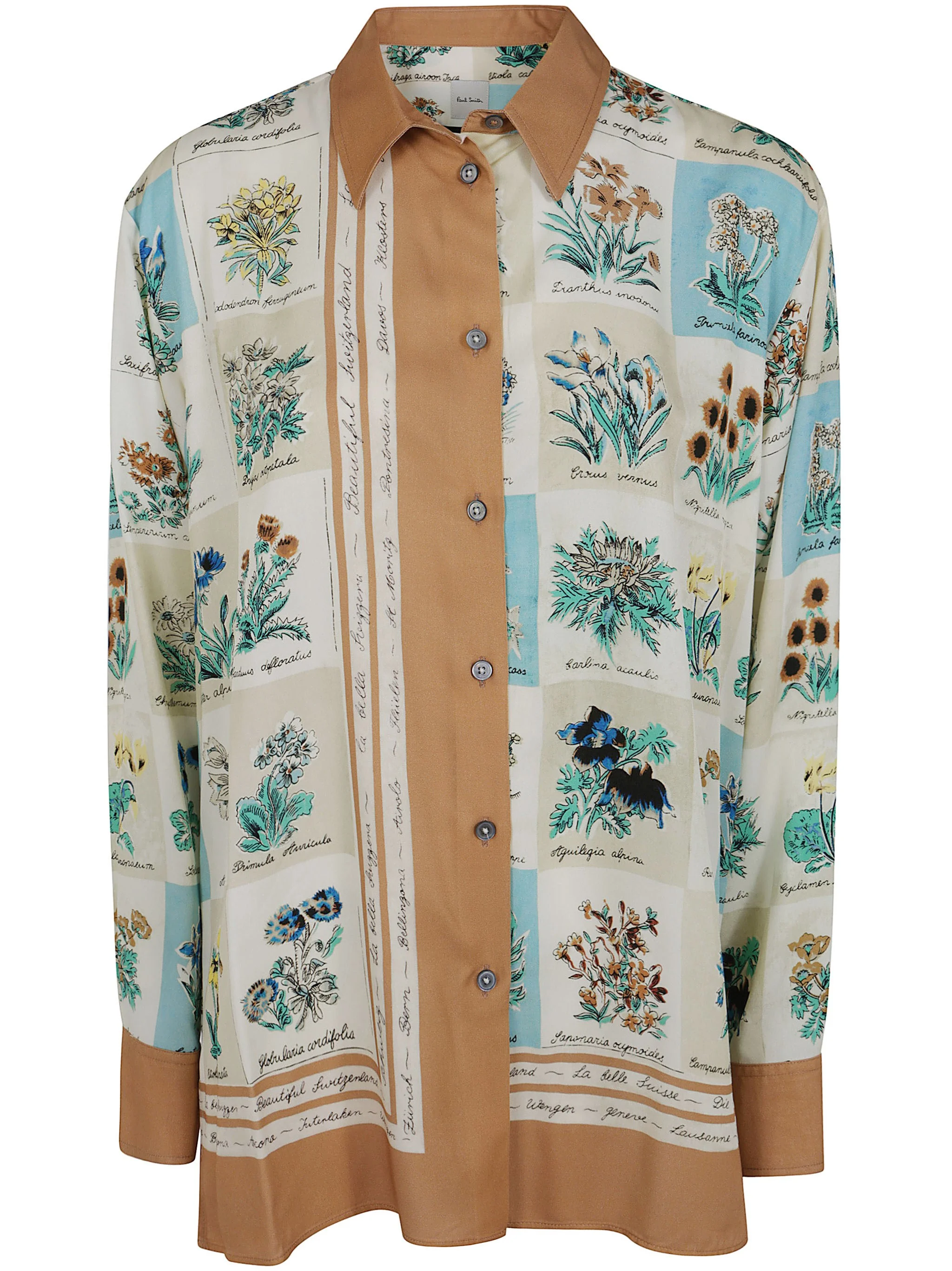Shirt Floral Design "W1r.351B. W11331" - 1