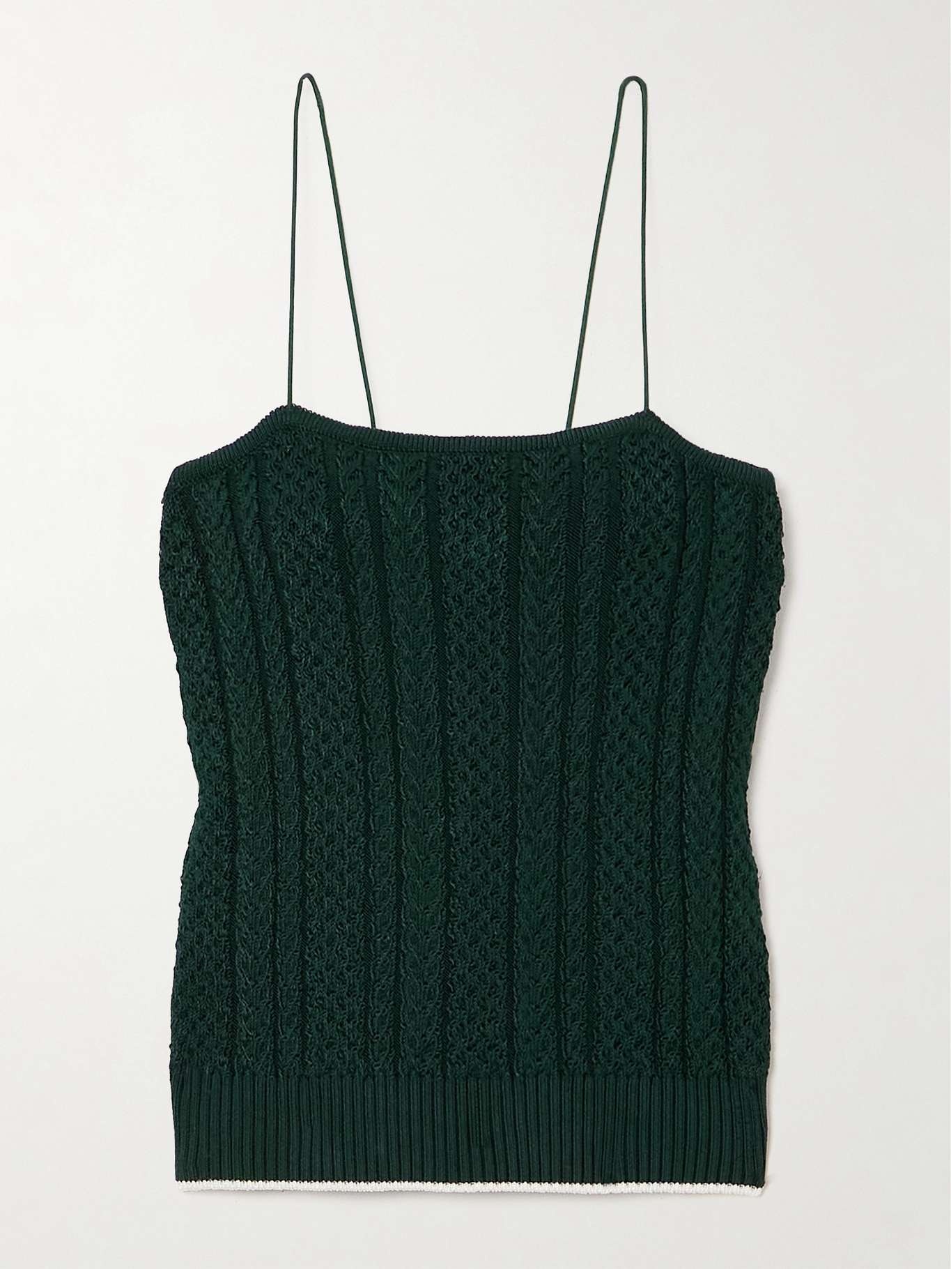Bela cable-knit camisole - 1