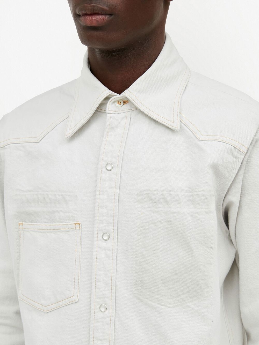 cotton long-sleeve shirt - 5