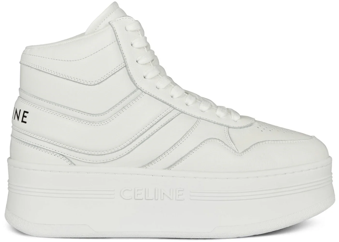 Celine Mid Block Sneaker Optic White (Womens) - 1