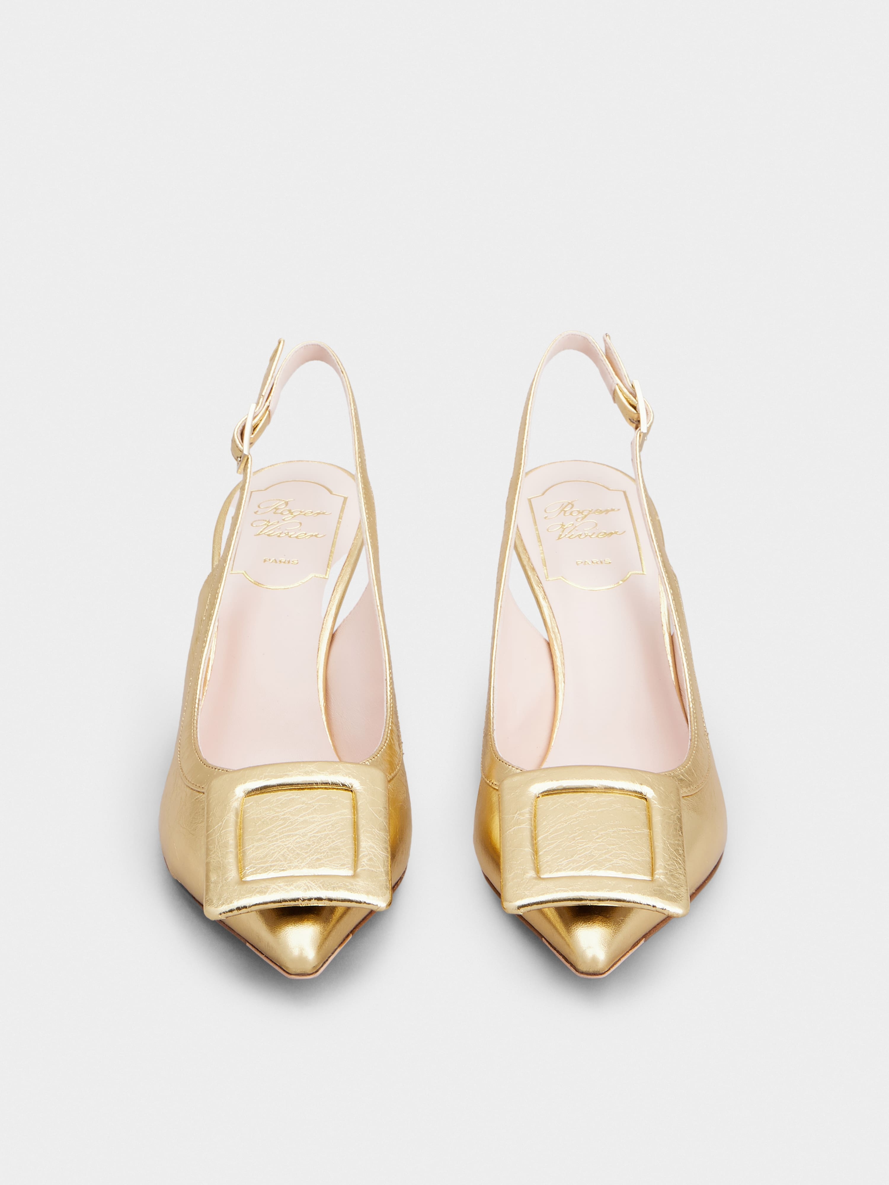 Viv' in The City Slingback Pumps in leather - 7