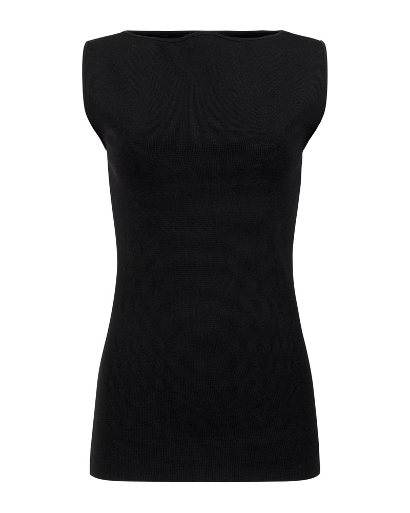 BOAT NECK TOP BLACK 4