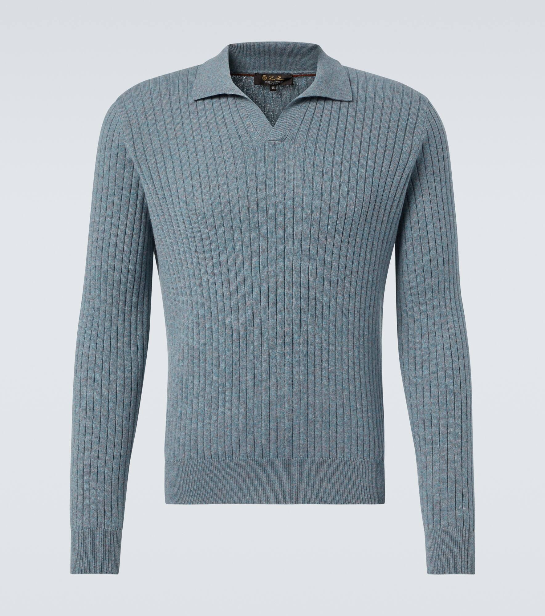 Lexington cashmere polo sweater - 1
