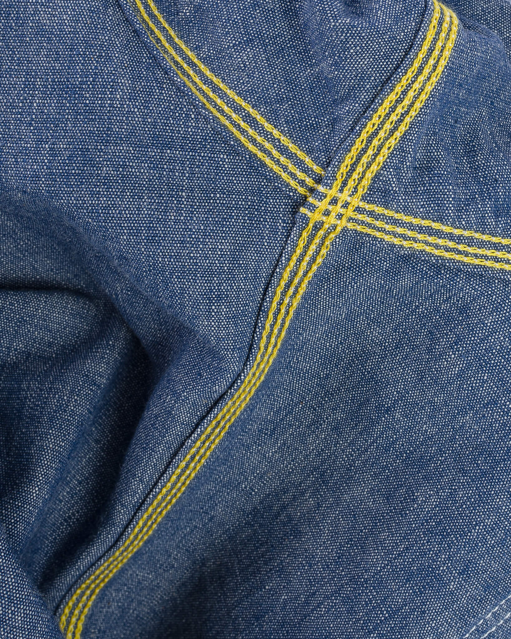 IHSH-21-BLU 10oz Selvedge Chambray Work Shirt - Blue - 11