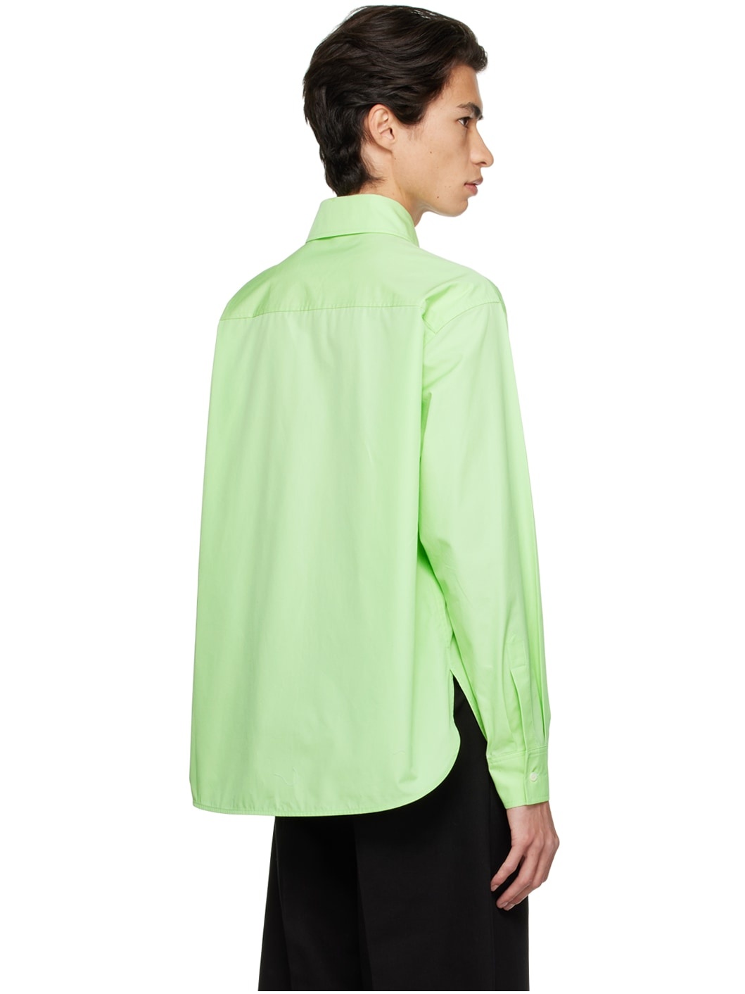 Green Embroidered Shirt - 3