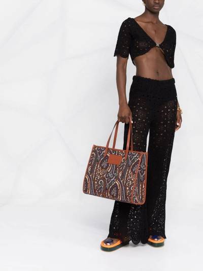 Etro paisley-print tote bag outlook