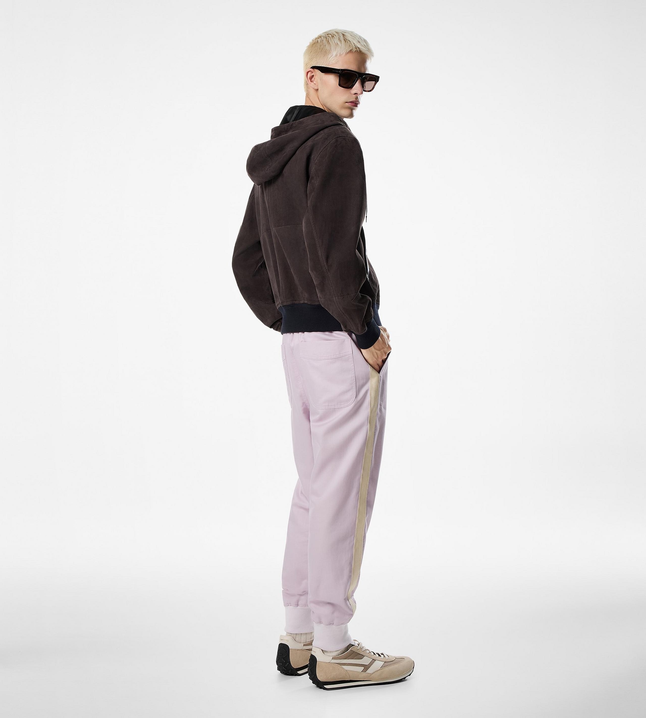 SUEDE HOODED BLOUSON - 3