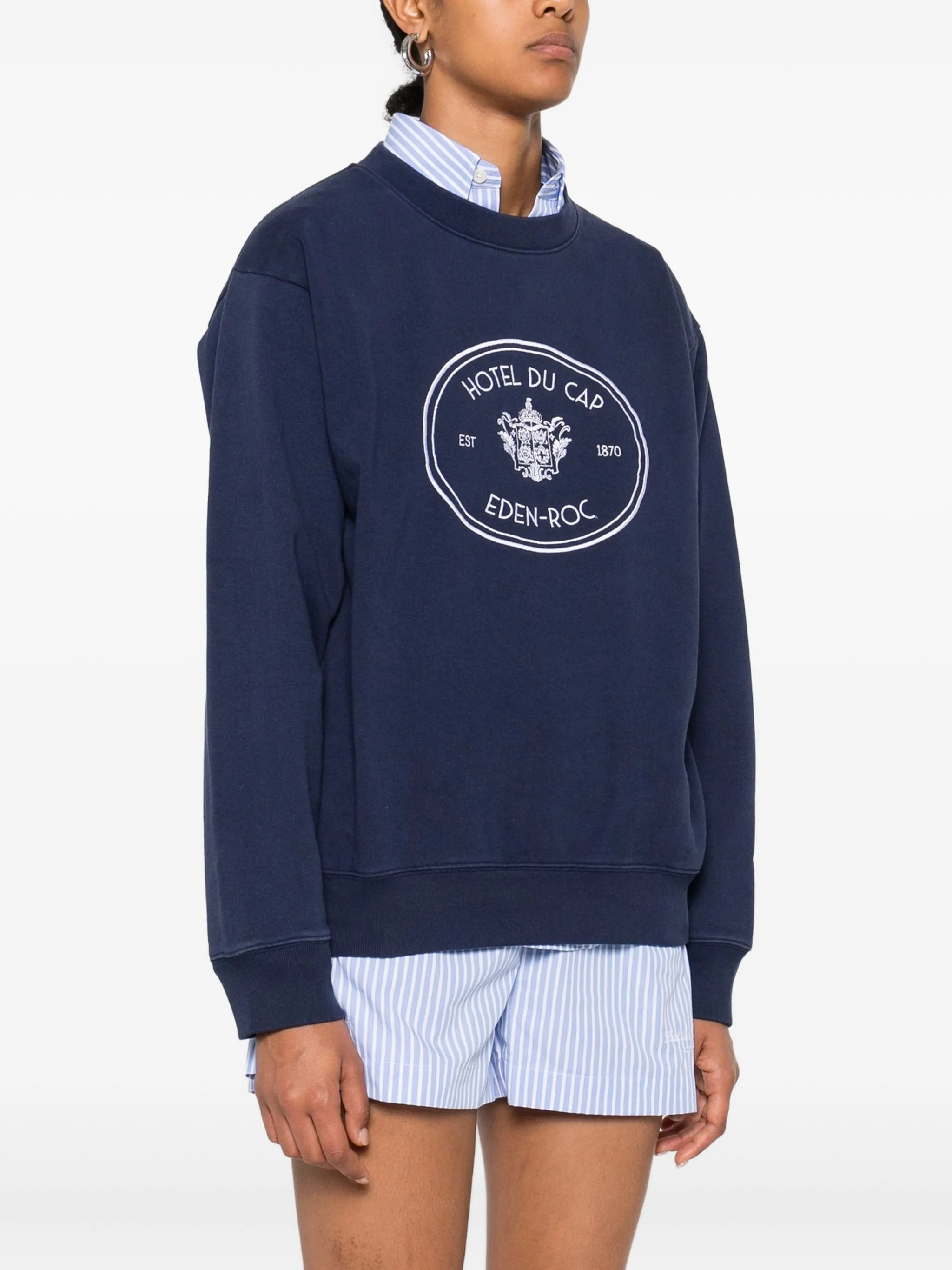 Sporty & Rich Eden-Roc Crest Sweatshirt - 4