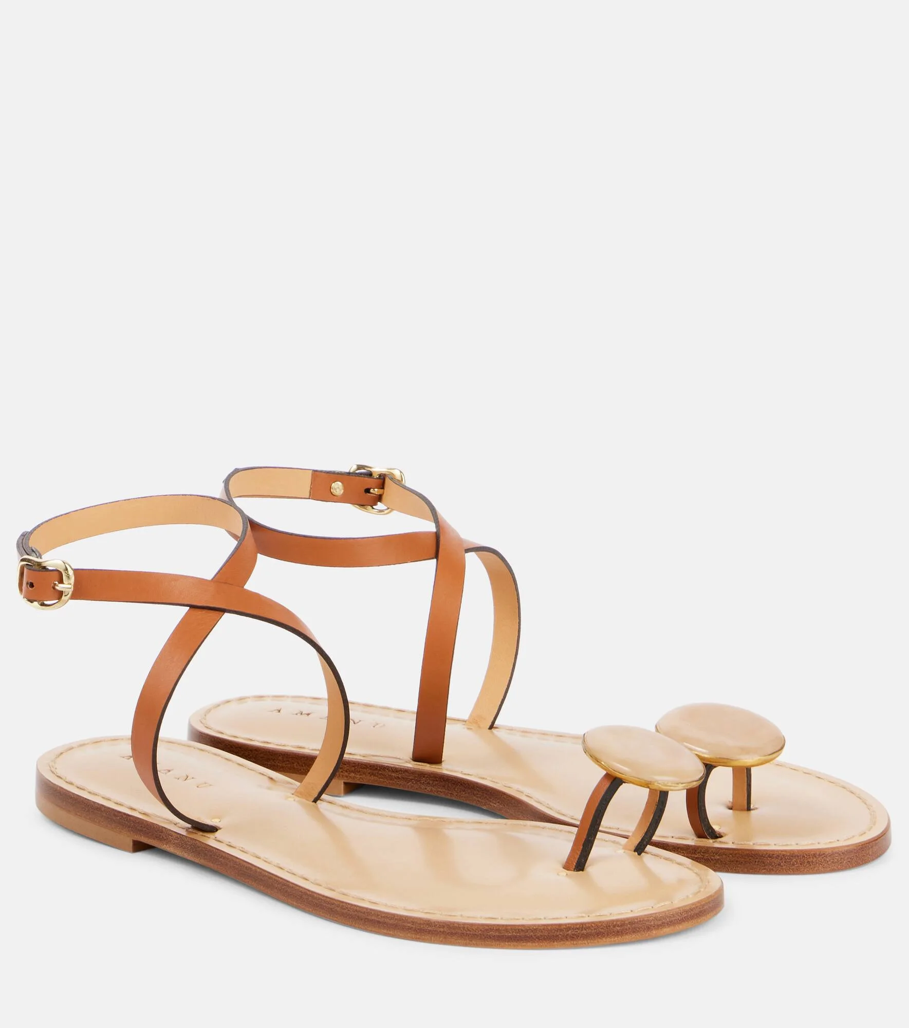 Kigali embellished leather sandals - 1