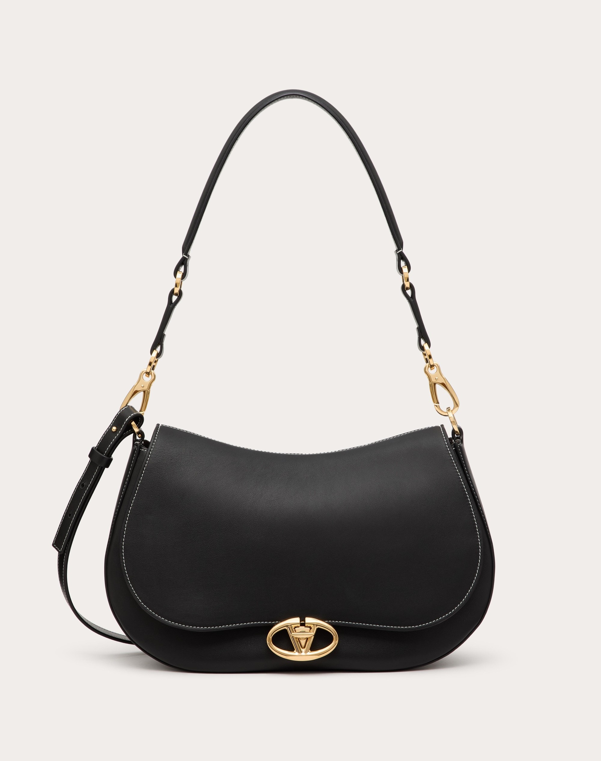 VALENTINO GARAVANI OHVAL MEDIUM SHOULDER BAG IN NAPPA CALFSKIN - 1