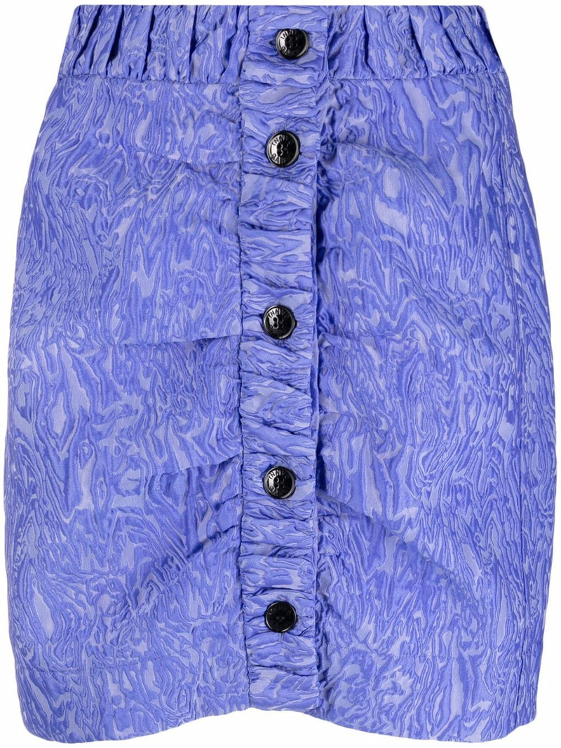 GANNI Jacquard Gathering 스커트 1