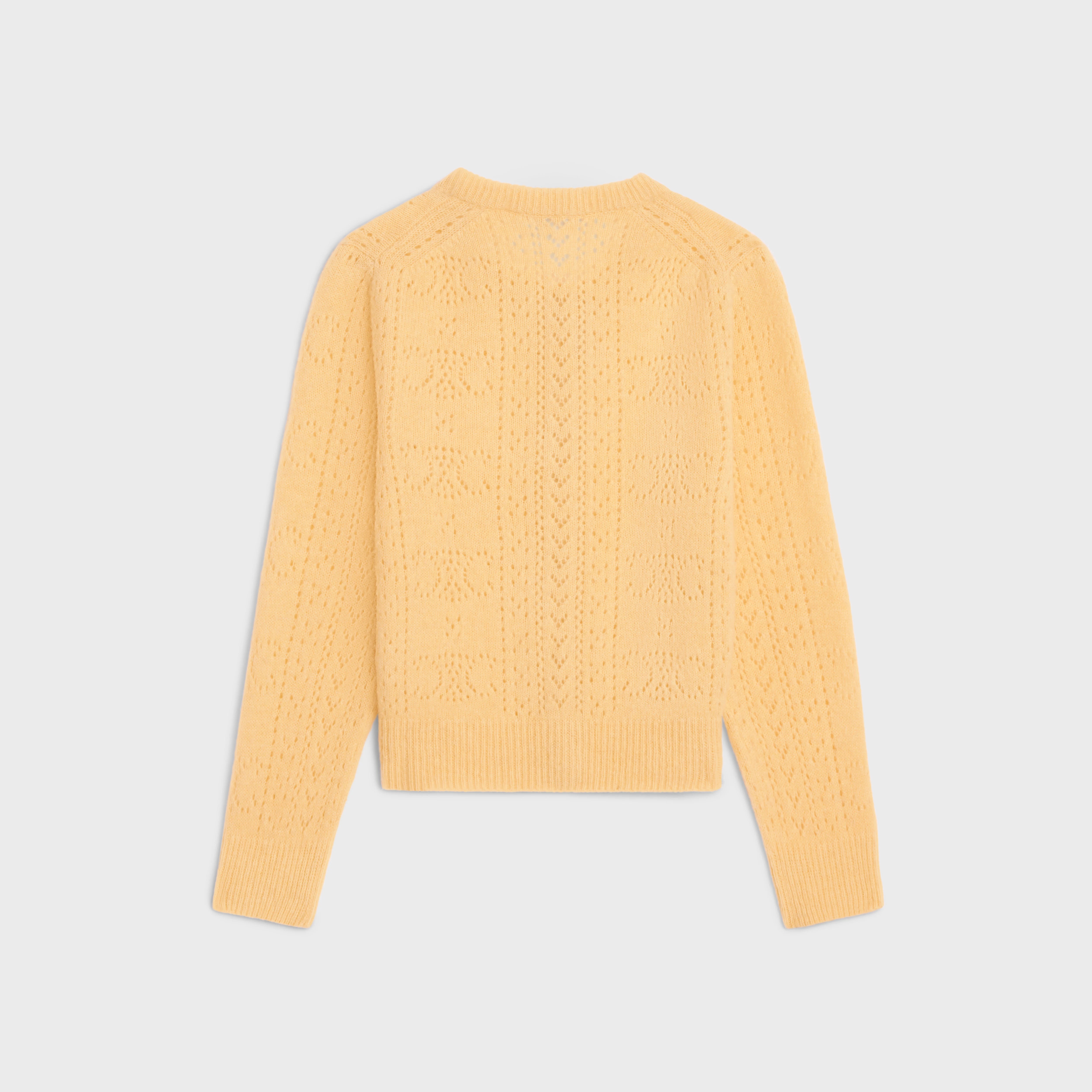 cardigan in Shetland pointelle - 2