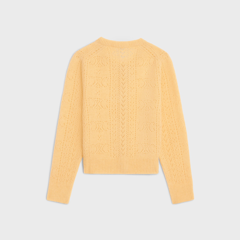 CELINE cardigan in Shetland pointelle outlook