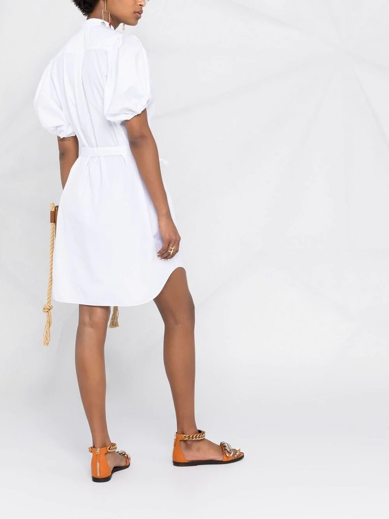 tied waist poplin shirt dress 6