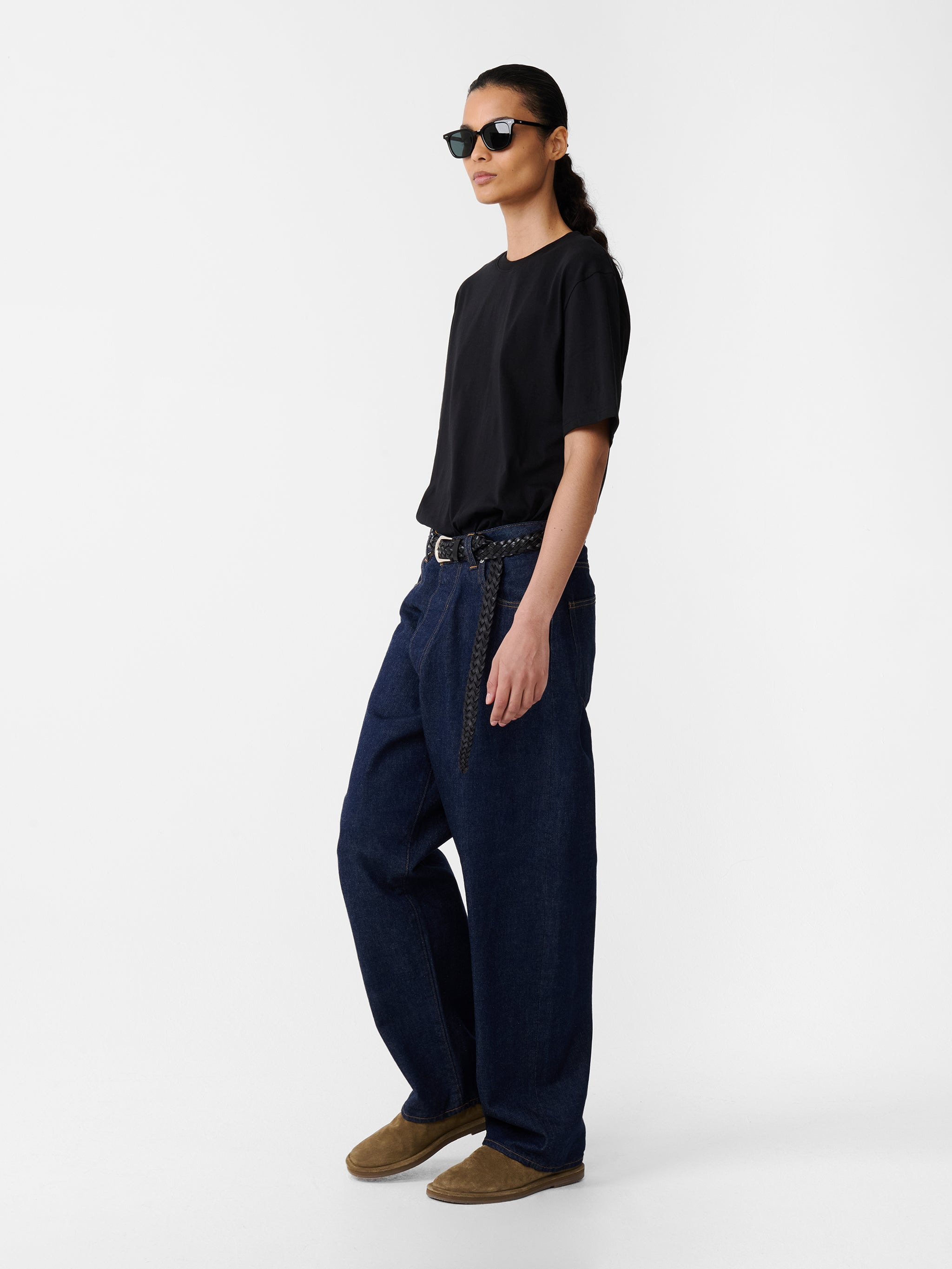 Seb Crinkle Denim Pant - 7