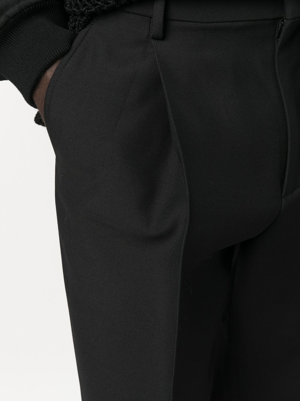 straight-leg tailored trousers - 8