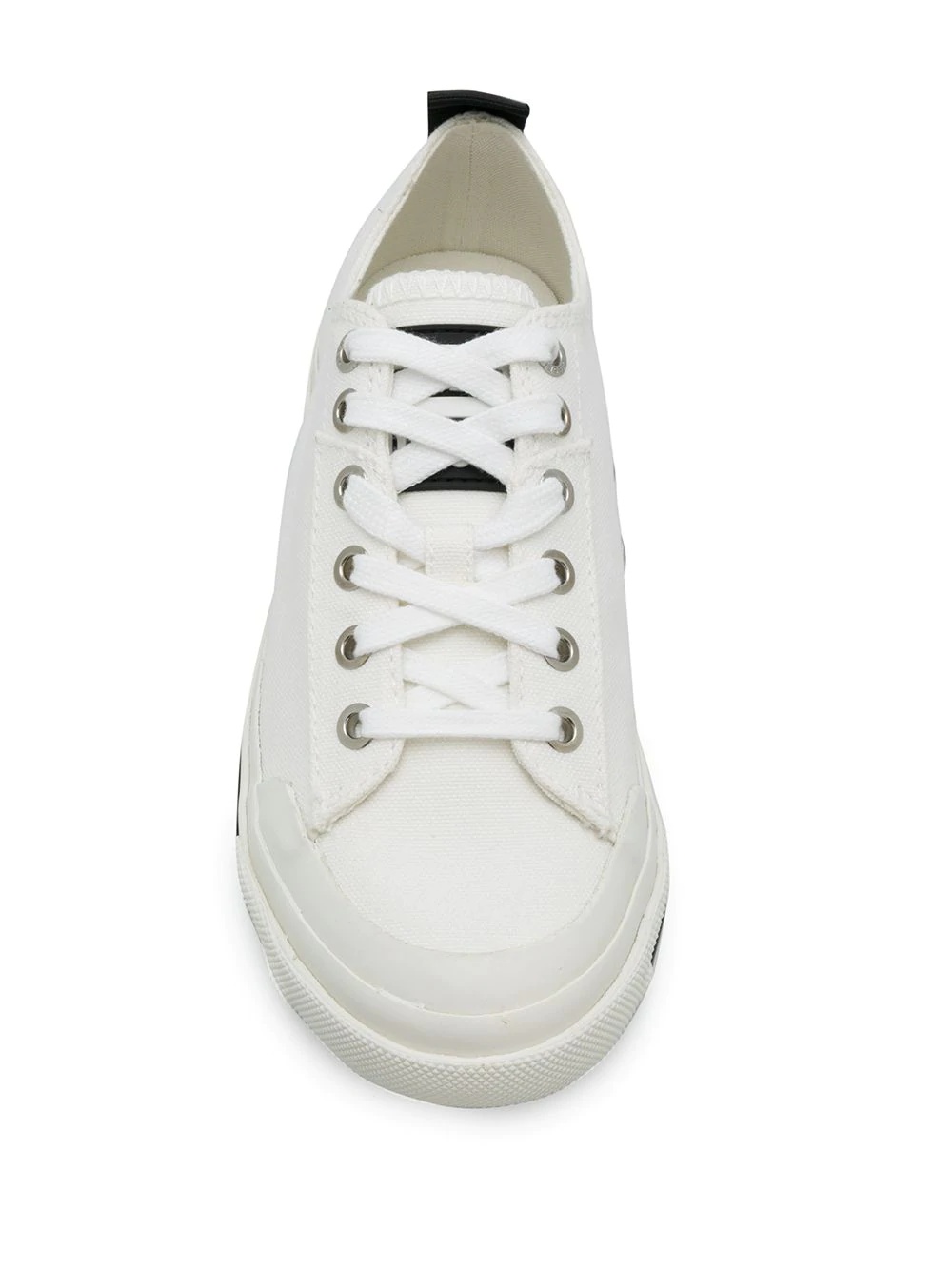 F low-top cotton sneakers - 4