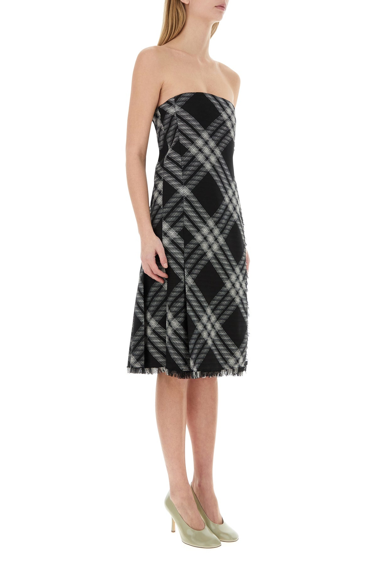 Embroidered wool dress - 3