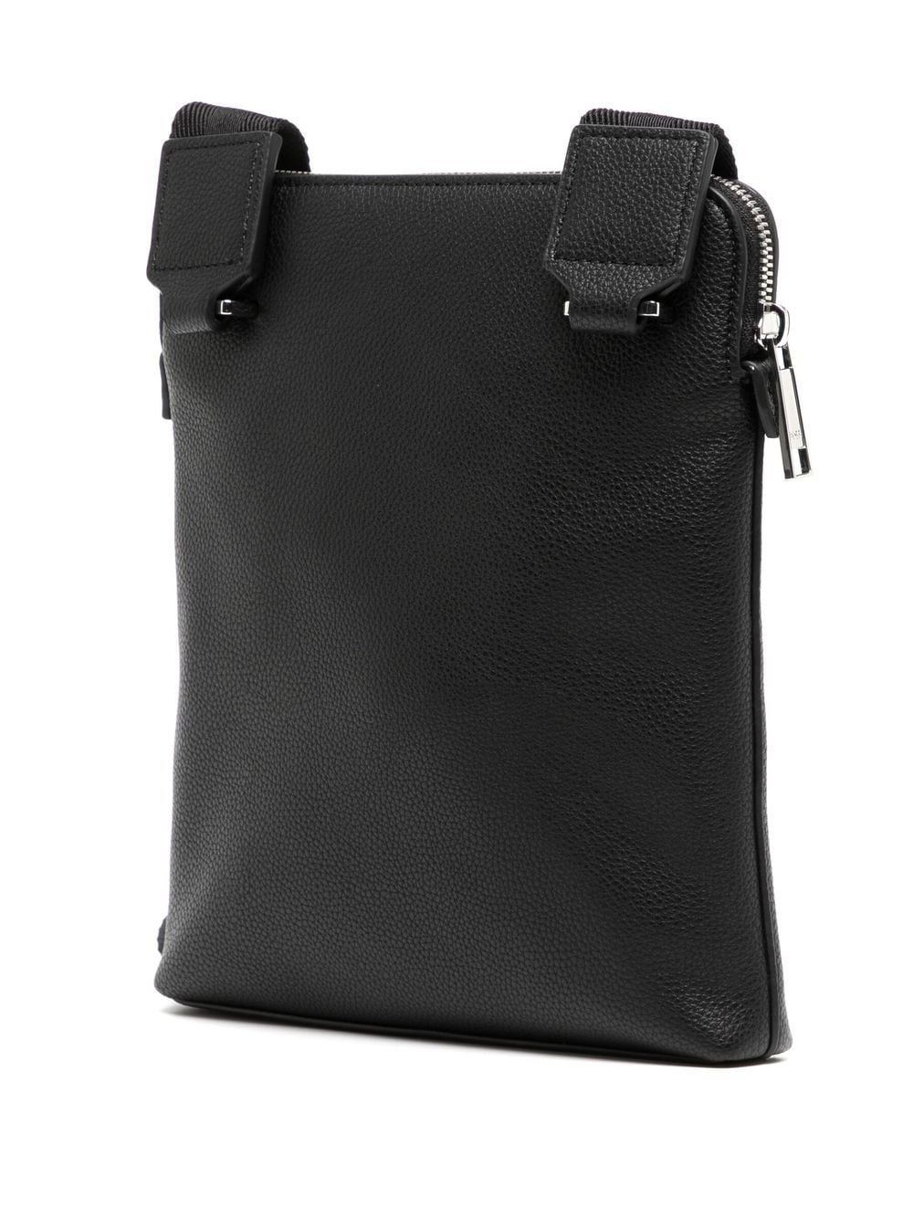embossed-logo messenger bag - 3