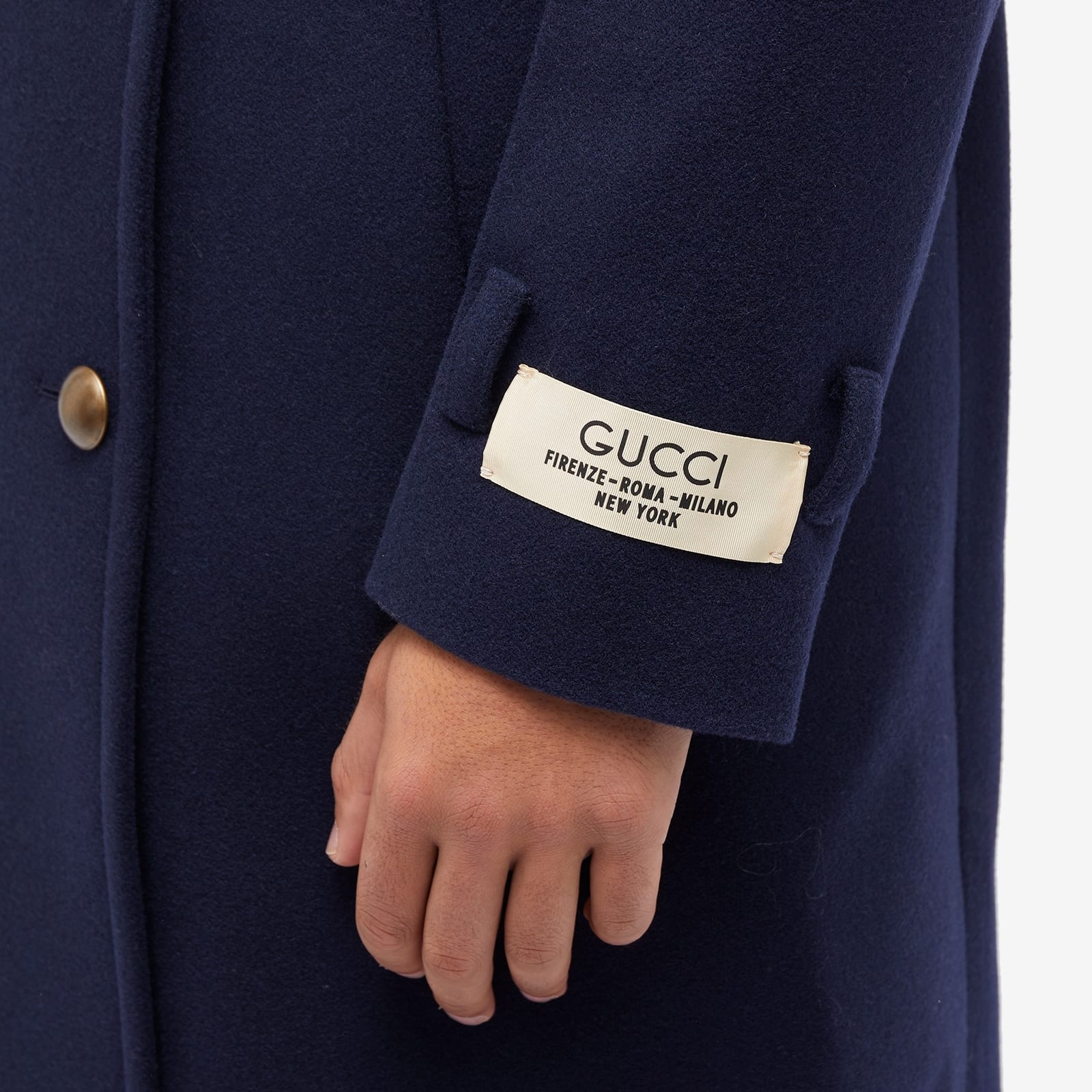 Gucci Double Breasted Wool Coat - 5