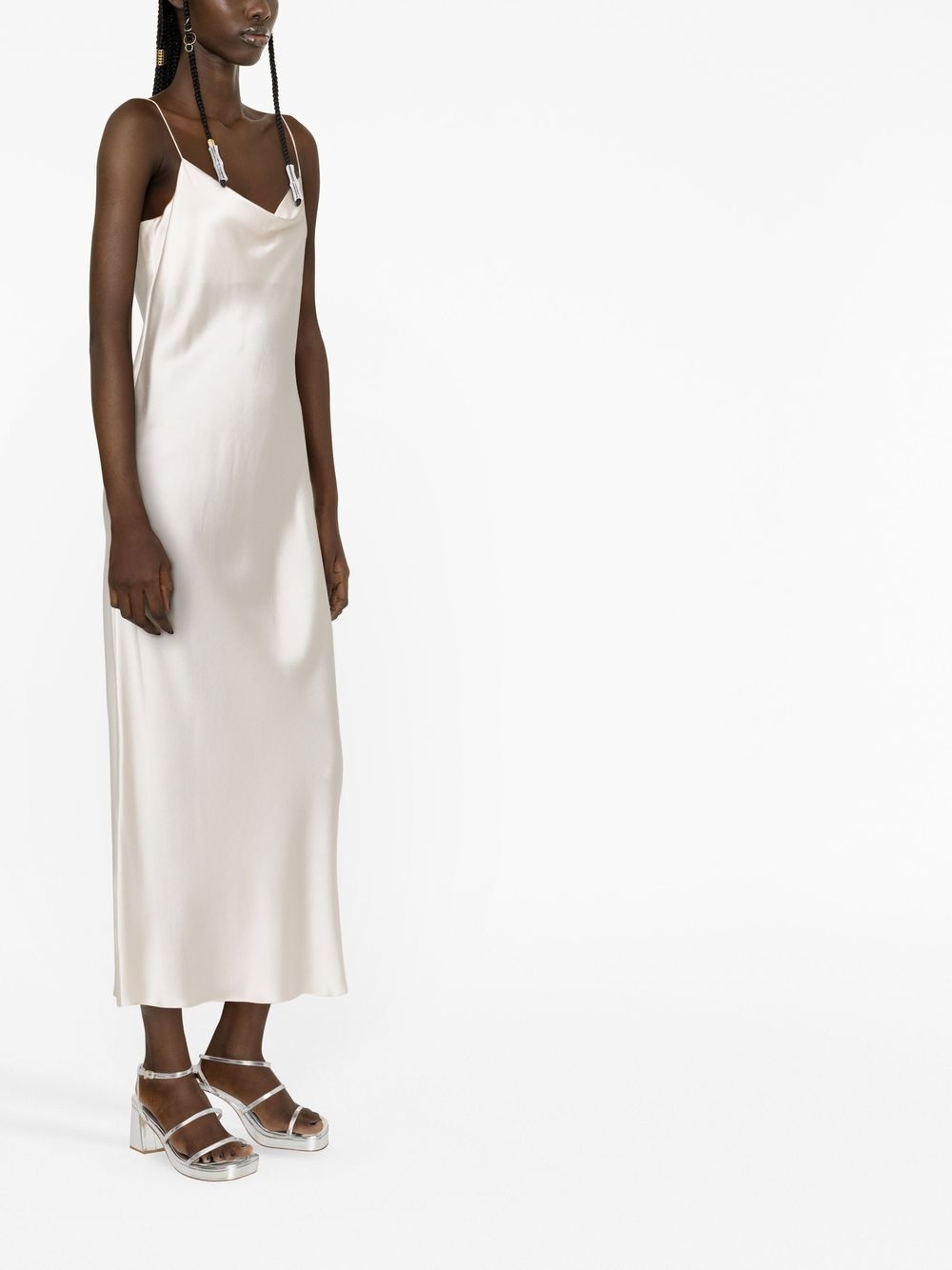 sleeveless midi dress - 3