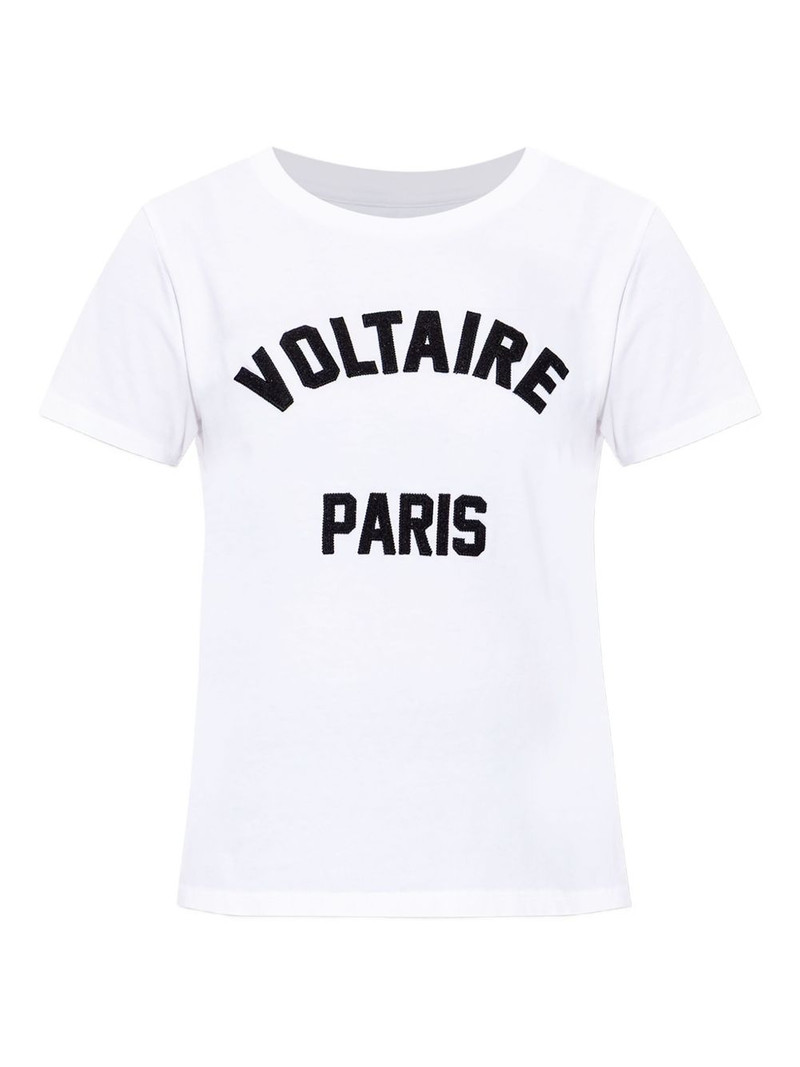 logo-embroidered t-shirt 1