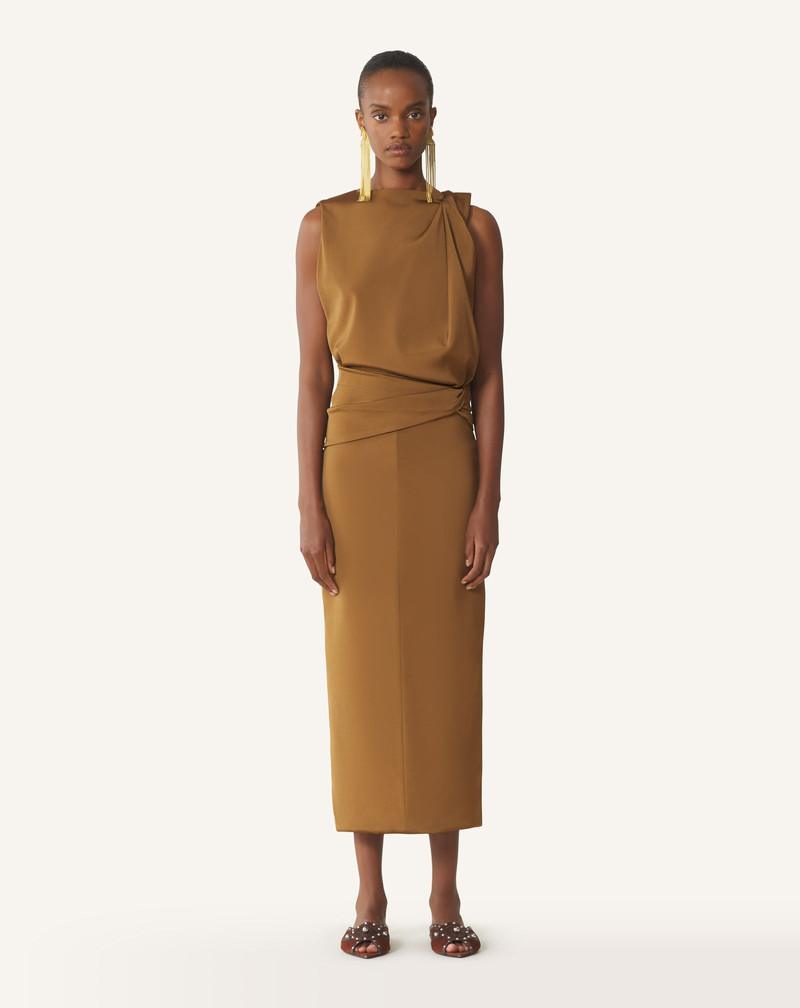 Lanvin MIDI DRESS IN VISCOSE outlook