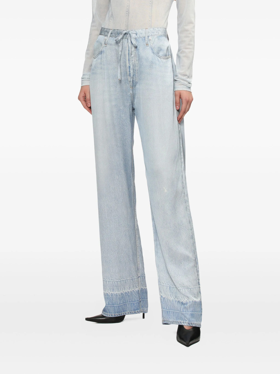 Miramar Satin Phoebe Drawsting Jeans - 3
