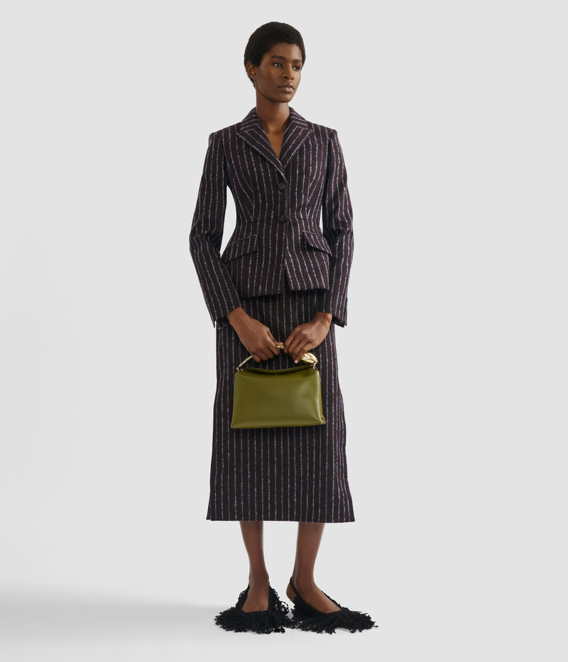 PINSTRIPE FITTED BLAZER 1