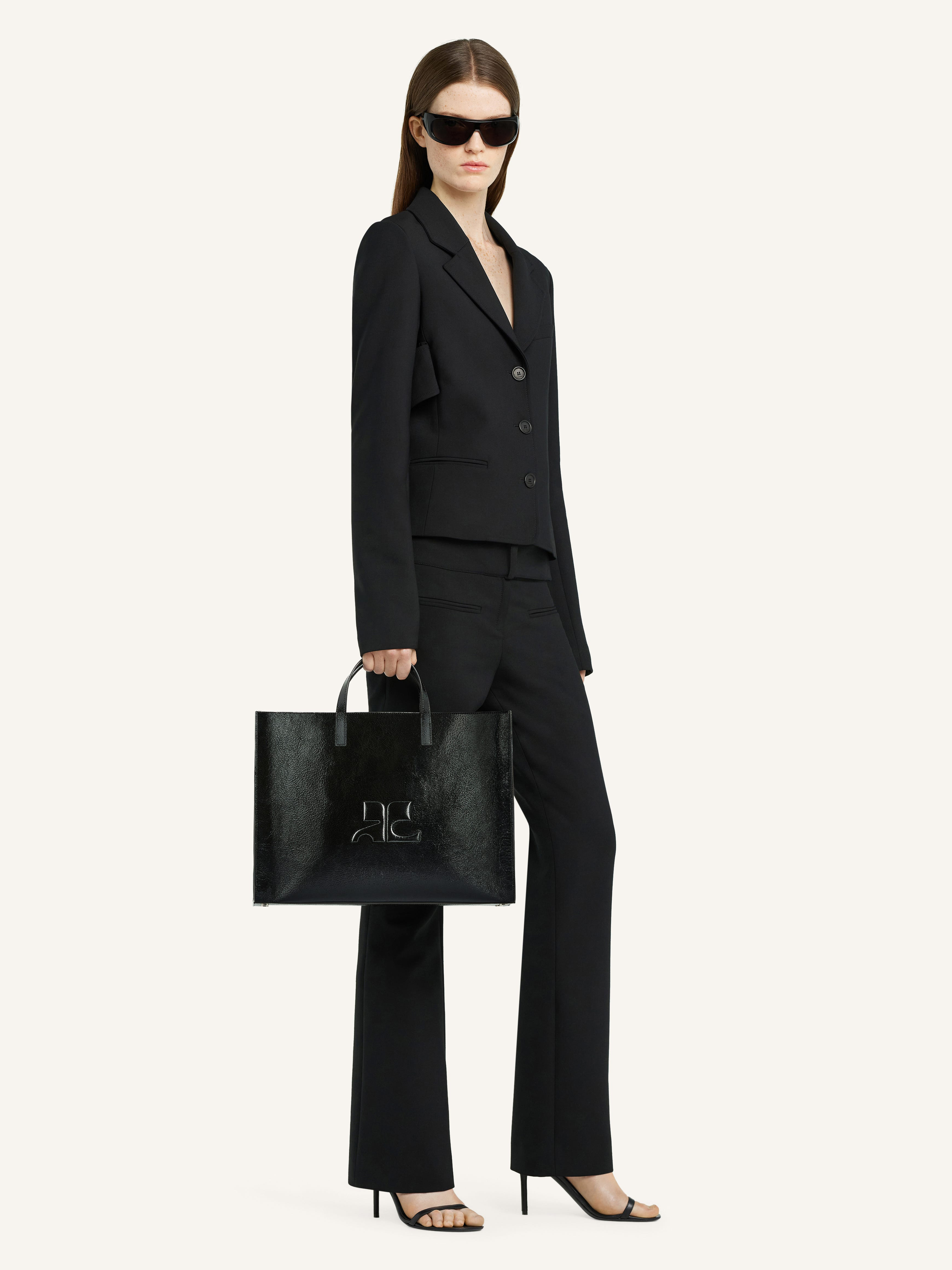 HERITAGE AC NAPLACK LEATHER TOTE BAG - 3