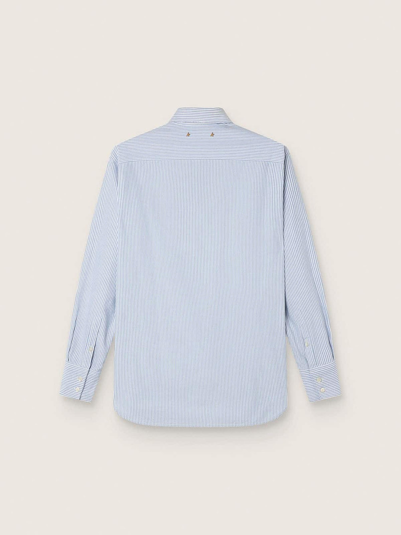 Golden Goose Women's shirt with narrow stripes outlook