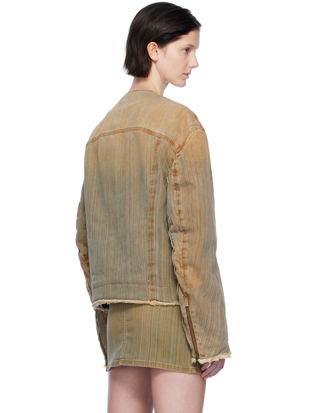 Beige D-Marge-Fsd Denim Jacket - 3