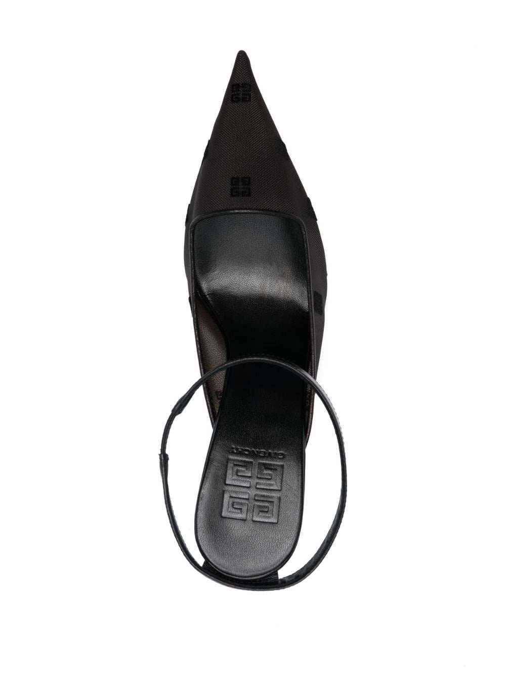 100mm logo-embroidered mules - 4