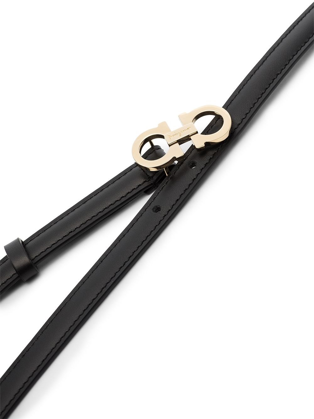Gancini leather belt - 3