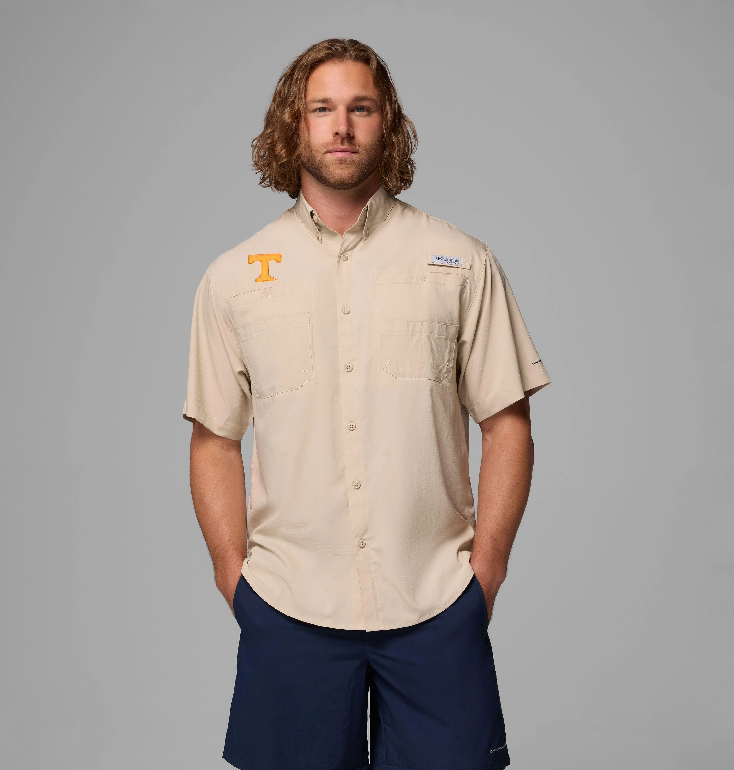 Men's Collegiate PFG Tamiami Short Sleeve Shirt - Tennessee - 1