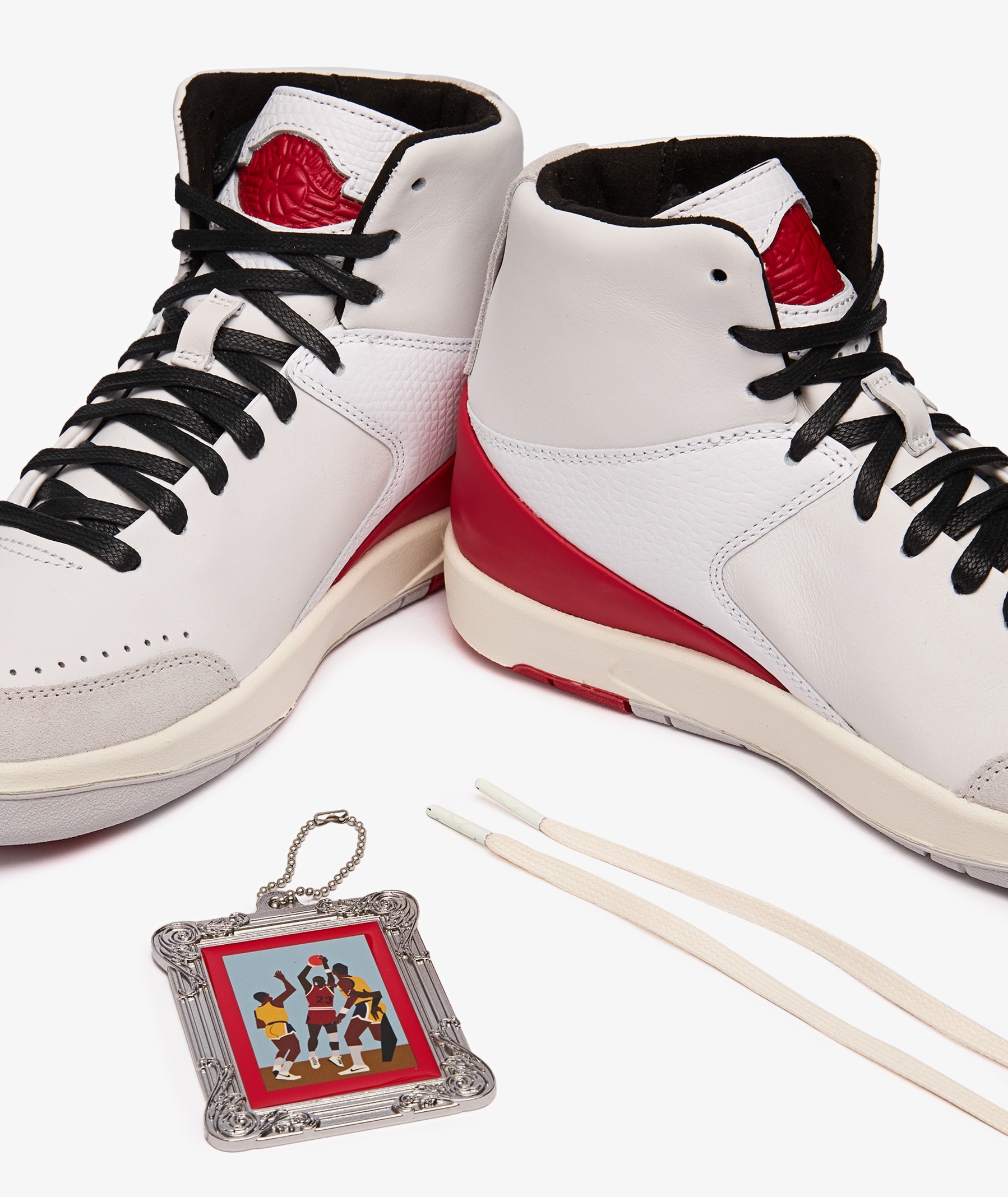 Nike, Shoes, Nike Air Jordan 2 Retro Se X Chanel Abney Womens Size 1 White  Red Dq558 160