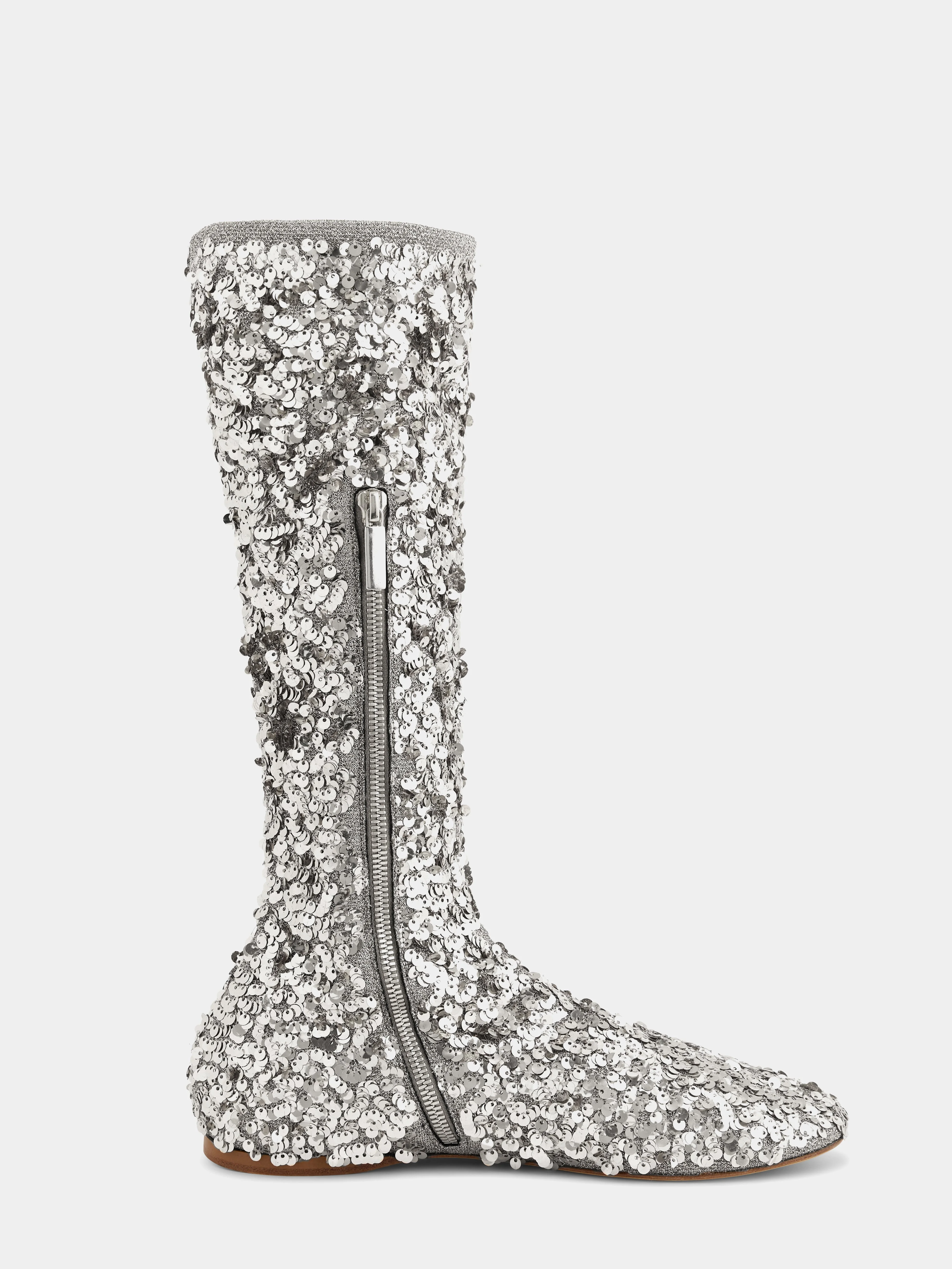 BOOTS WITH SEQUINS - 1