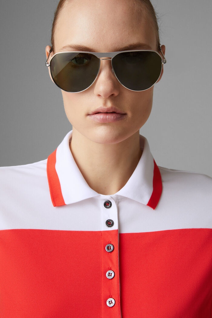 Carolin Functional polo shirt in Red/White - 4