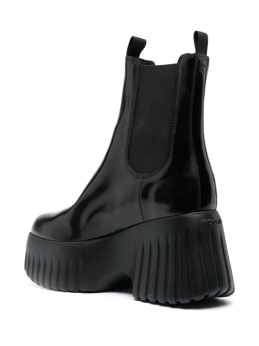 H-stripes wedge chelsea boots - 3