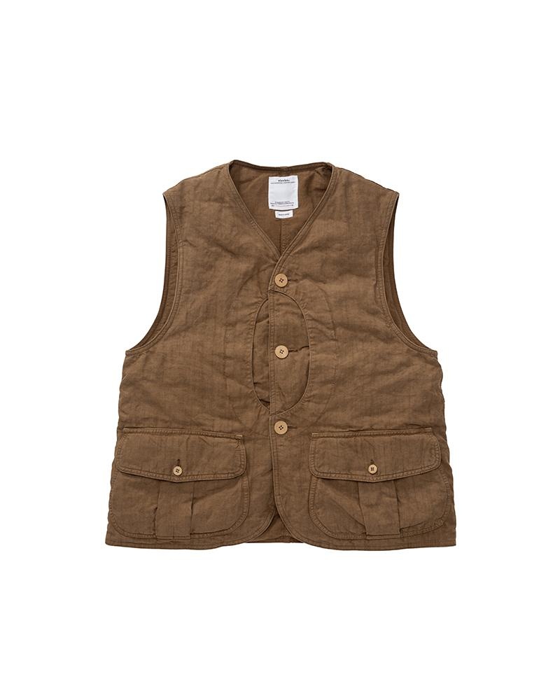 GUSTO DOWN VEST LT.BROWN - 1