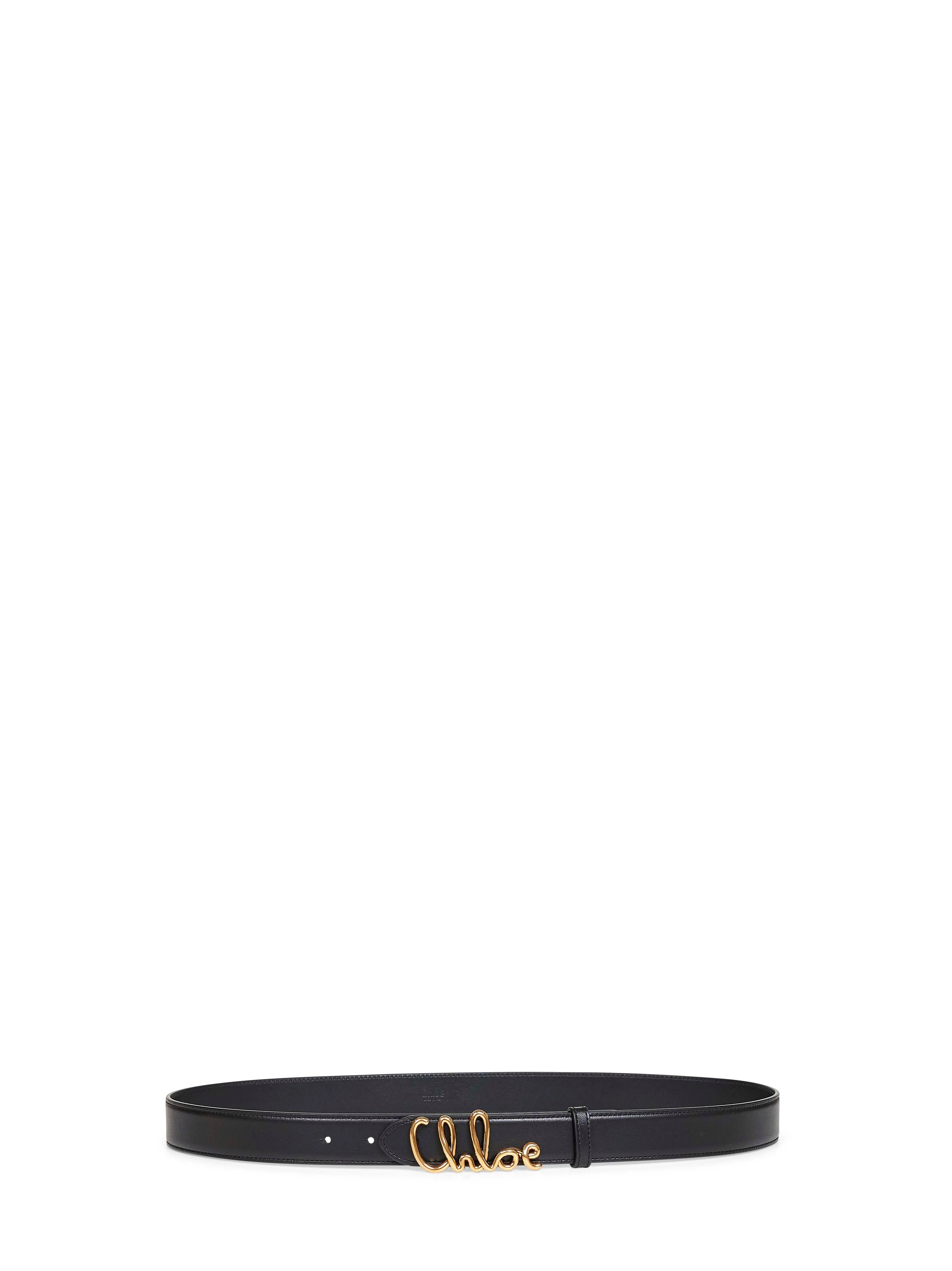Black Chloé Iconic leather belt - 1