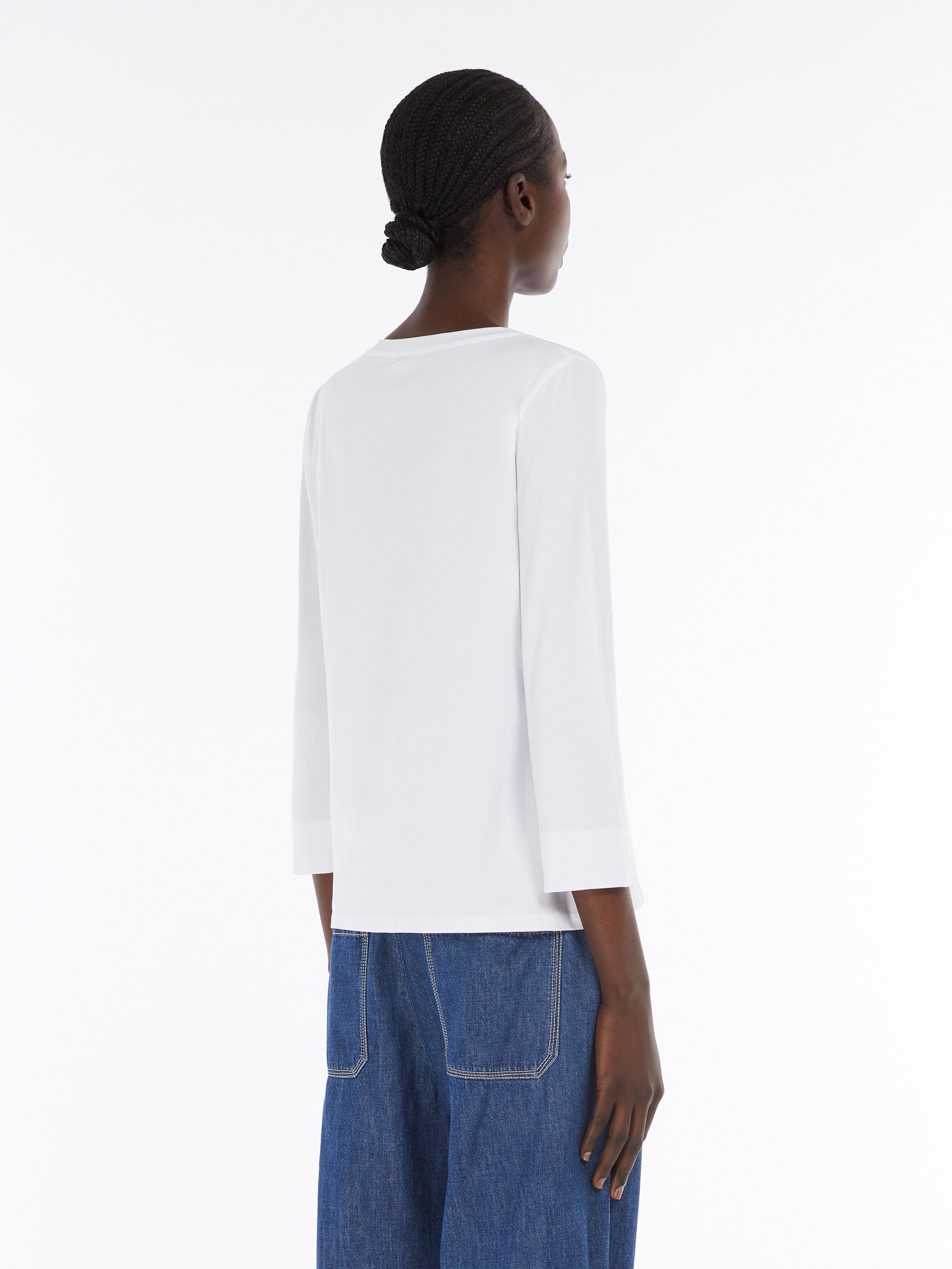 DURATA Jersey boat-neck T-shirt - 4