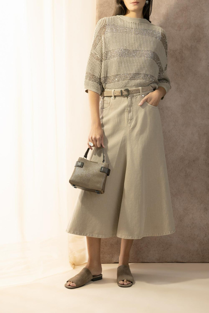 Brunello Cucinelli Water Reflection Button Cardigan - Light Beige outlook