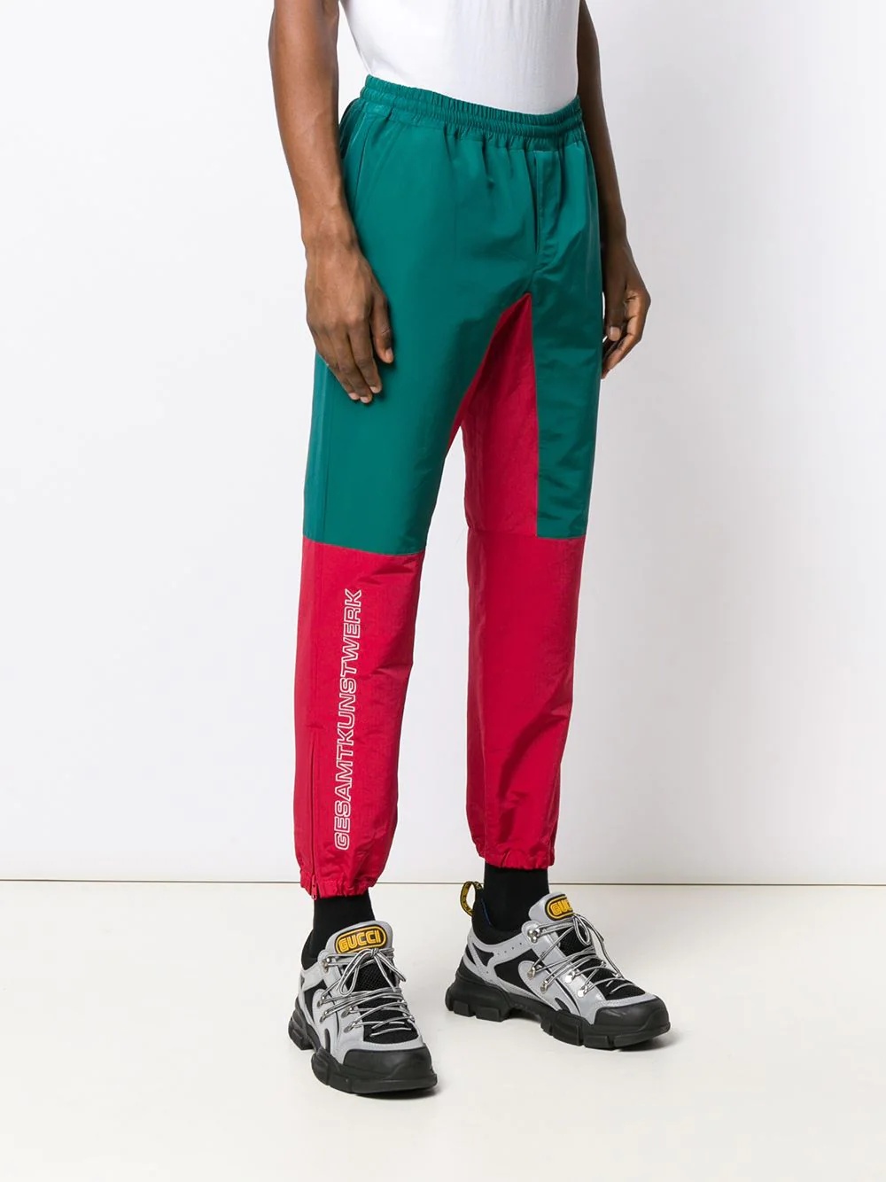 colour-block track trousers - 3