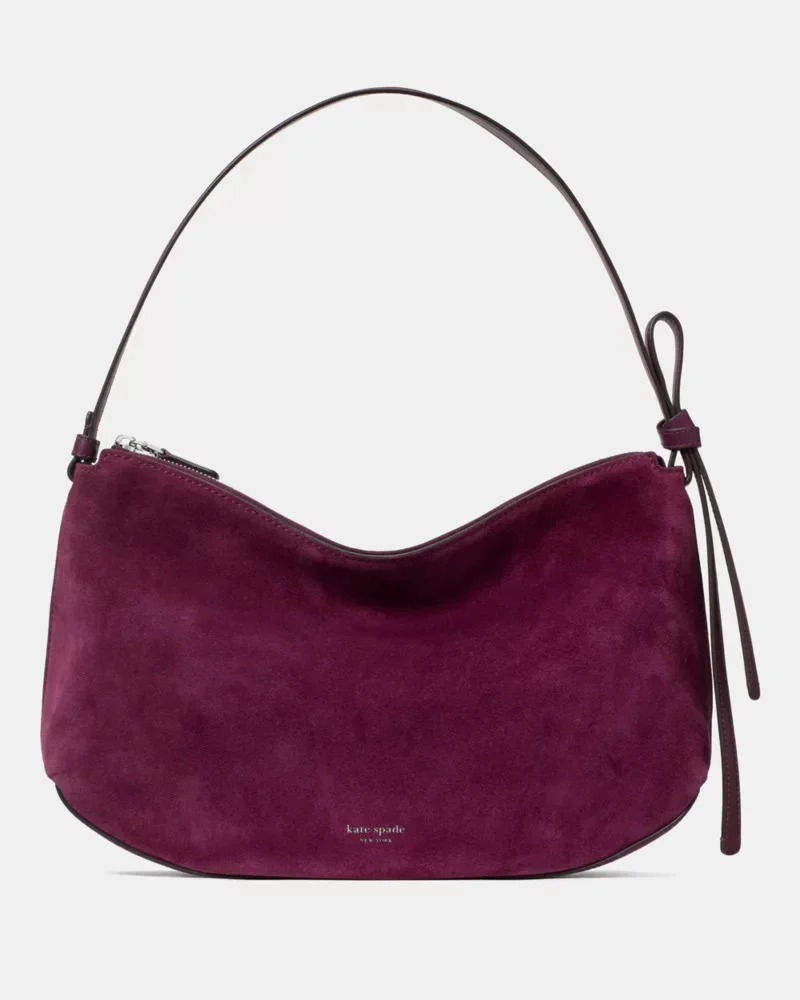 Loop Suede Large Shoulder Bag - 1