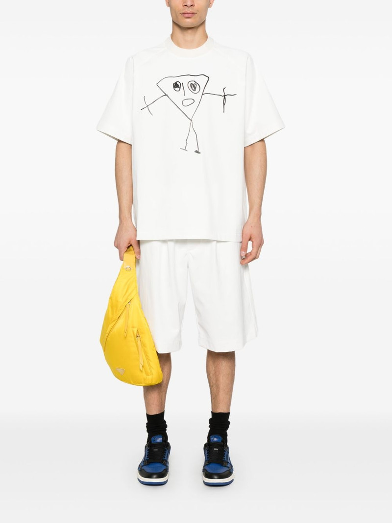 Plan C Bianca-print T-shirt outlook