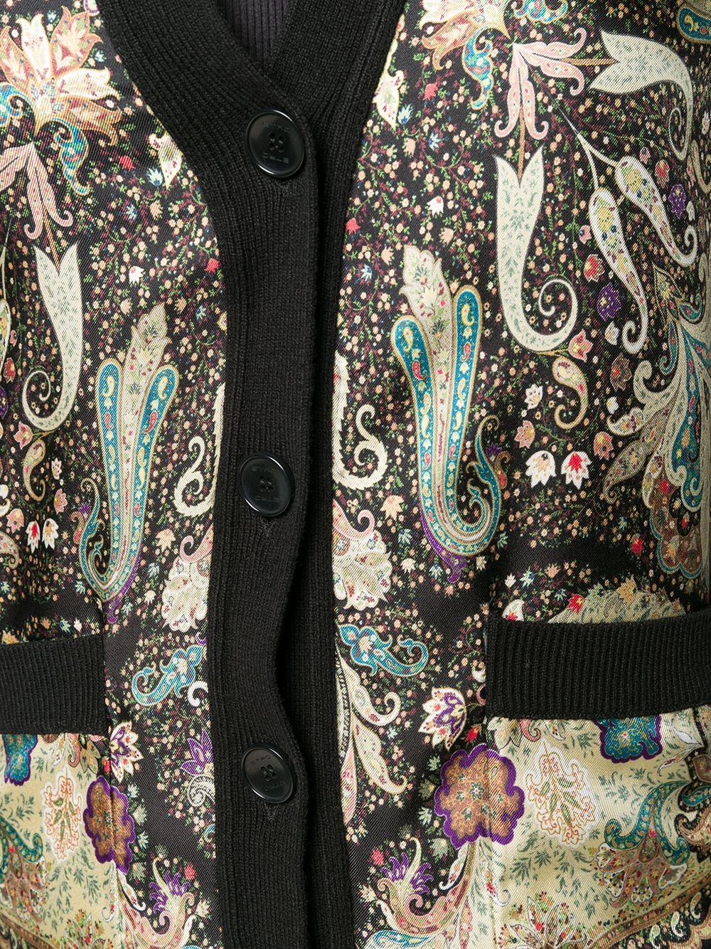 paisley-print cardigan - 5