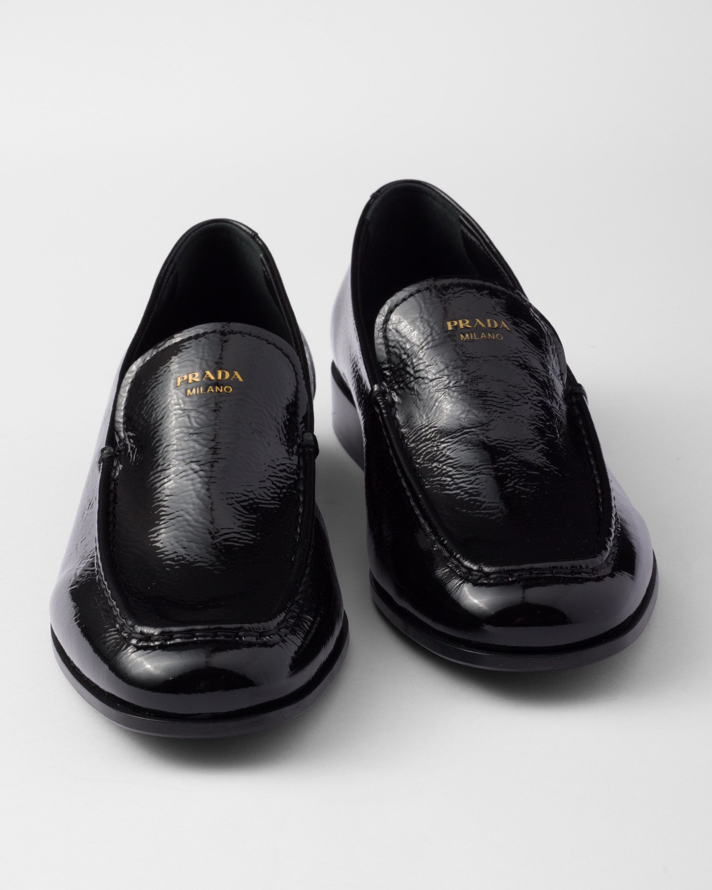 Naplak patent leather loafers - 5