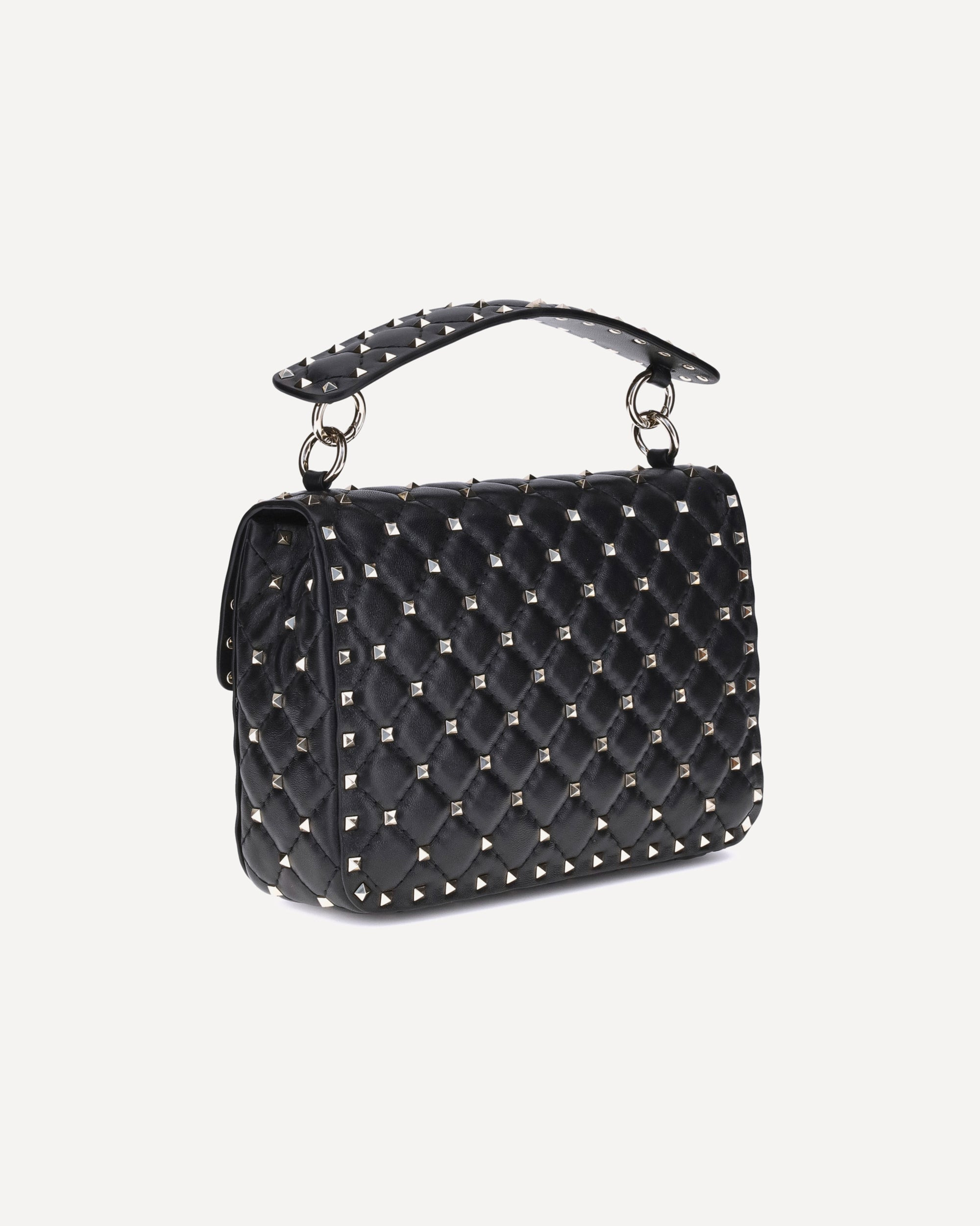 Medium Rockstud Spike Shoulder Bag - 3