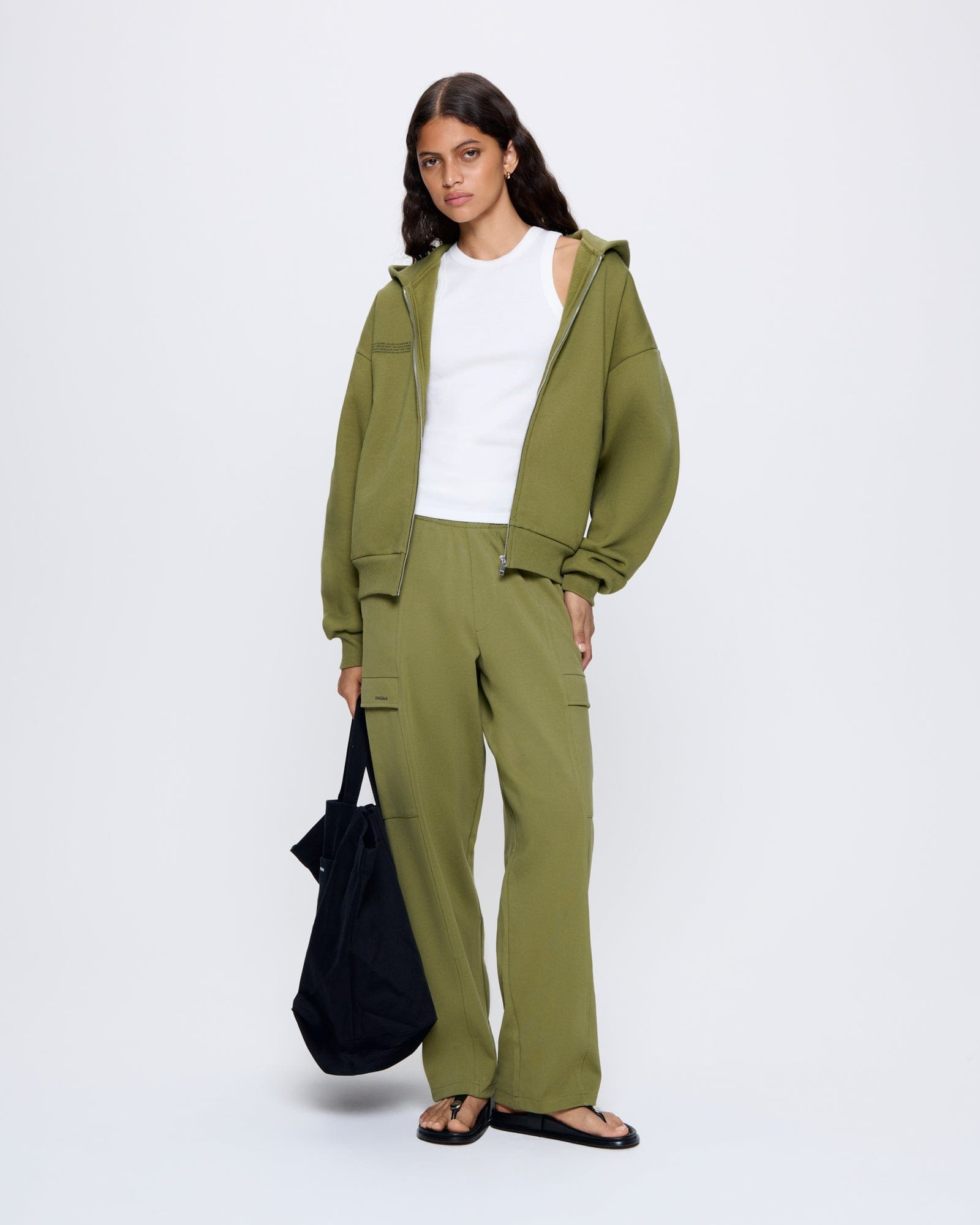 Womens DNA Heavyweight Zipped Hoodie - Highland Green - 3